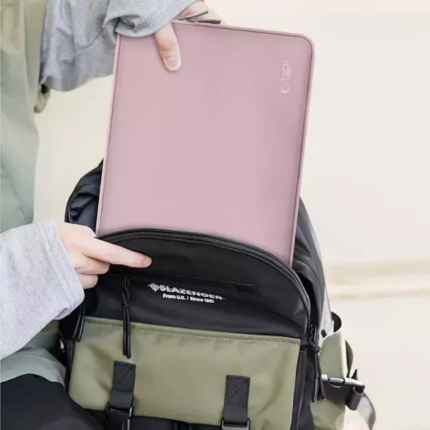 Tech-Protect Neoslim 15-16&quot  Laptop Bag - Pink 14