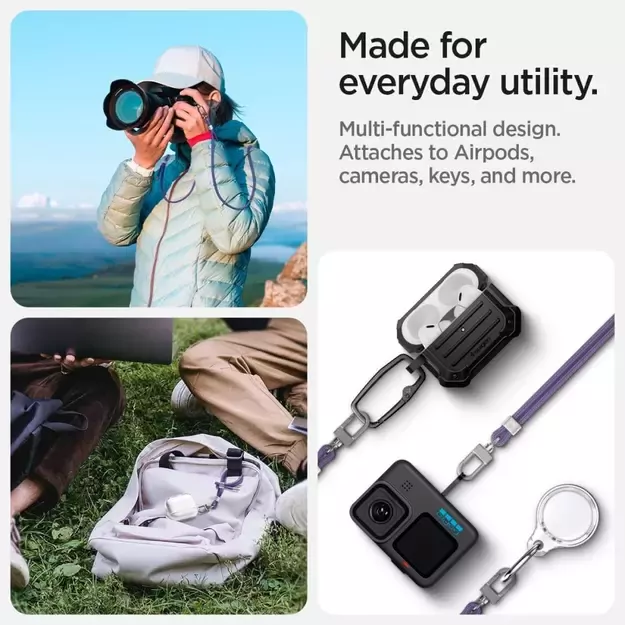 Spigen Universal Set Lanyard and Pendant - Purple 4