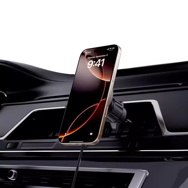 Tech-Protect MM15W-V7 QI2 Car Holder with Inductive Charger - Black 6