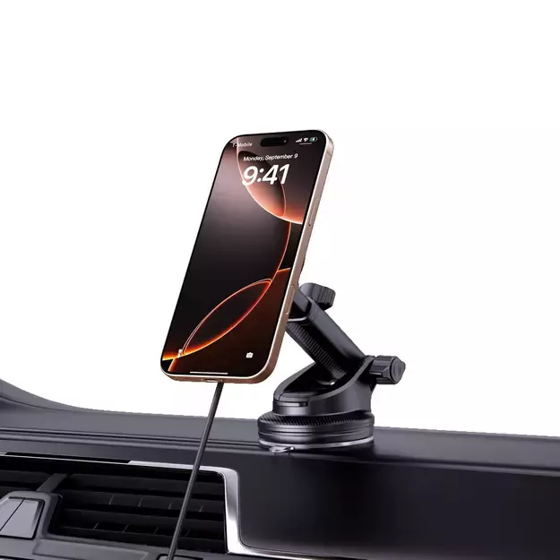Tech-Protect MM15W-V7 QI2 Car Holder with Inductive Charger - Black 7