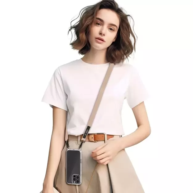 Tech-Protect C65 Rope Crossbody Leash - Beige 4