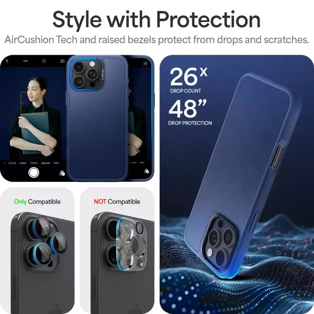 Spigen Cyrill Kajuk Mag iPhone 16 Pro Case - Blue 25