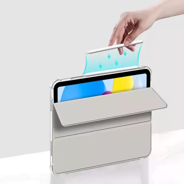 Tech-Protect SC Pen Hybrid Case for iPad 10 / 2022 - Gray - Transparent 3