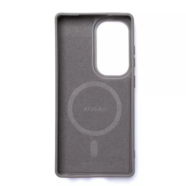 Wozinsky Carbon Fiber Case with MagSafe for Samsung Galaxy S25 - Gray 6