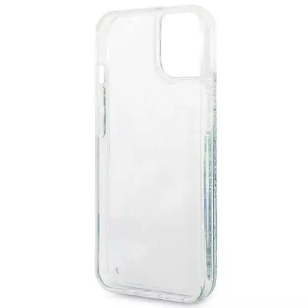 Guess GUHCP14MLFLSN iPhone 14 Plus 6.7 &quot green / green hardcase Flower Liquid Glitter 14