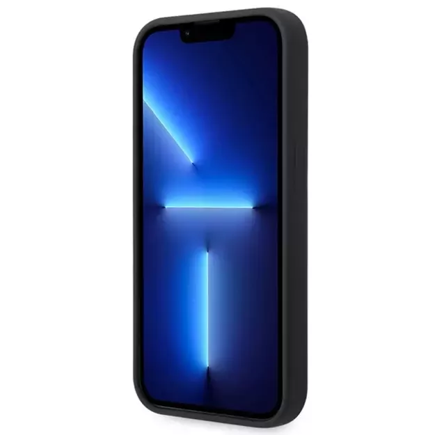 Guess GUHCP14XSLTGK iPhone 14 Pro Max 6.7&quot  black/black hardcase Silicone Triangle 11