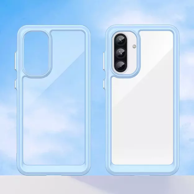 Outer Space Case for Samsung Galaxy A26 Cover with Flexible Frame - Blue 6