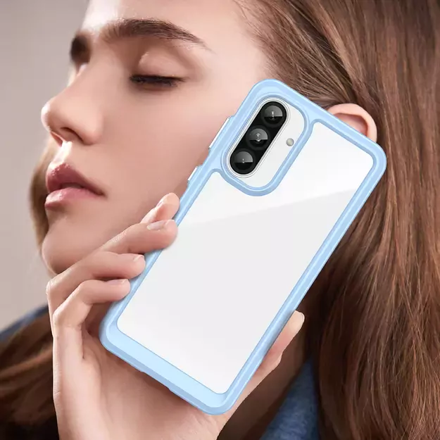 Outer Space Case for Samsung Galaxy A26 Cover with Flexible Frame - Blue 5