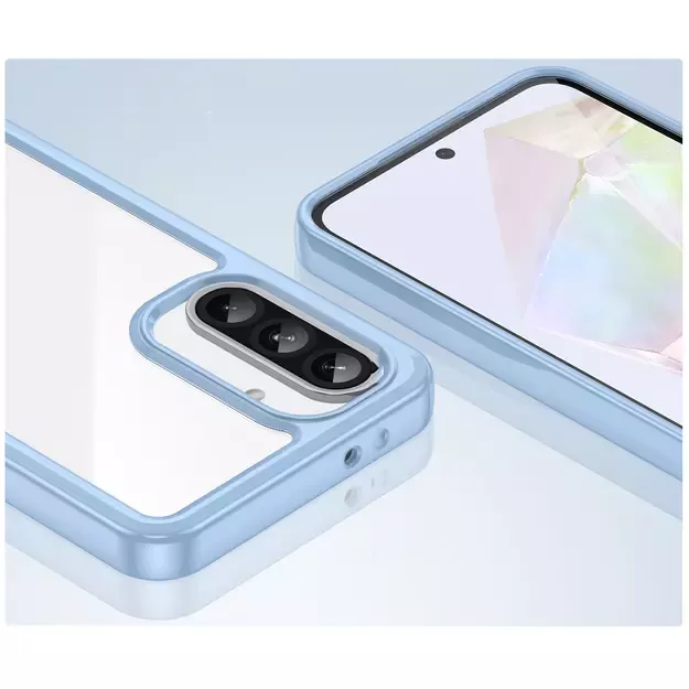 Outer Space Case for Samsung Galaxy A26 Cover with Flexible Frame - Blue 4