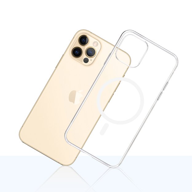 3mk Clear MagCase Case for Apple iPhone 12 Pro Max - Transparent 4