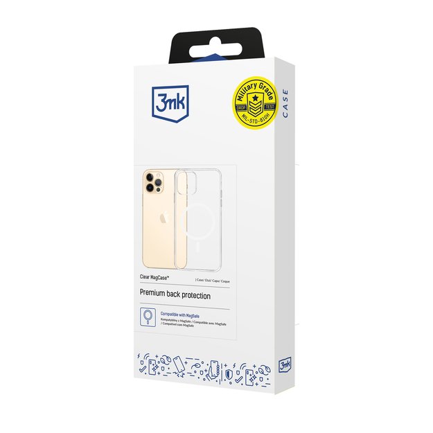 3mk Clear MagCase Case for Apple iPhone 12 Pro Max - Transparent 3