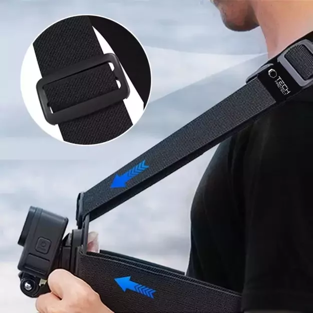 Tech-Protect GA100 Chest Mount for GoPro / DJI - Black 7