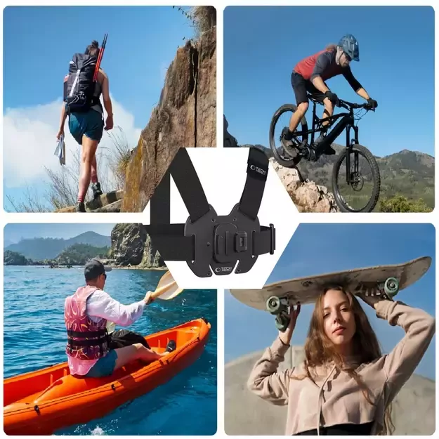 Tech-Protect GA100 Chest Mount for GoPro / DJI - Black 12