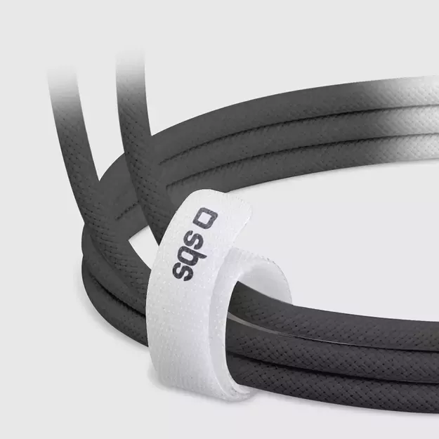 SBS TECABLETISSUETCK USB-C - USB-C 1.5m 60W braided cable - black 16