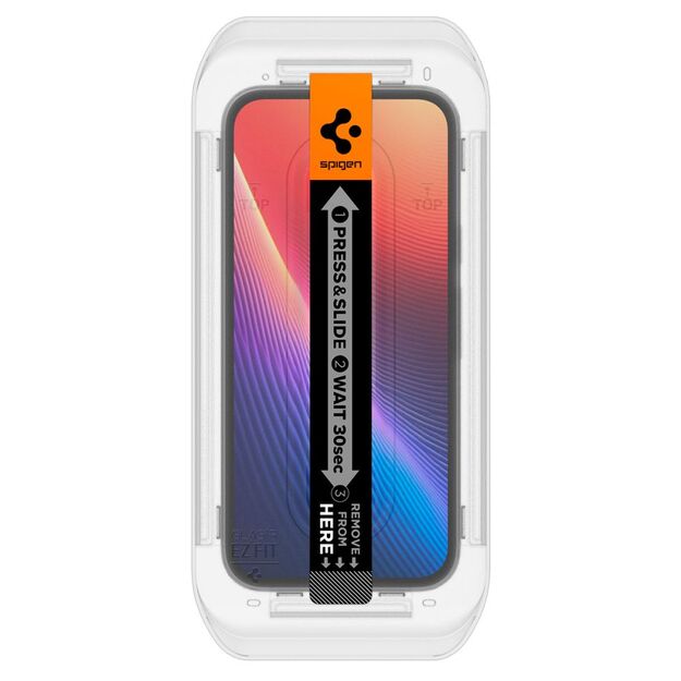 Spigen Glas.TR &quot Ez Fit&quot  Tempered Glass 2-pack for Google Pixel 9A - Clear 4