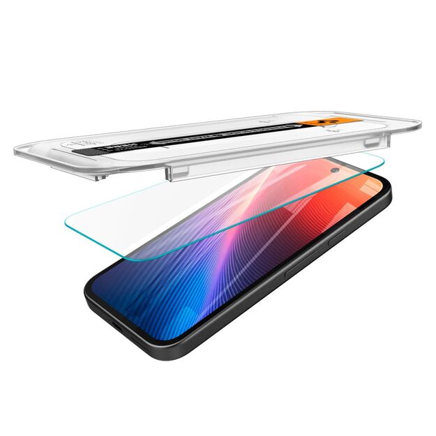 Spigen Glas.TR &quot Ez Fit&quot  Tempered Glass 2-pack for Google Pixel 9A - Clear 5