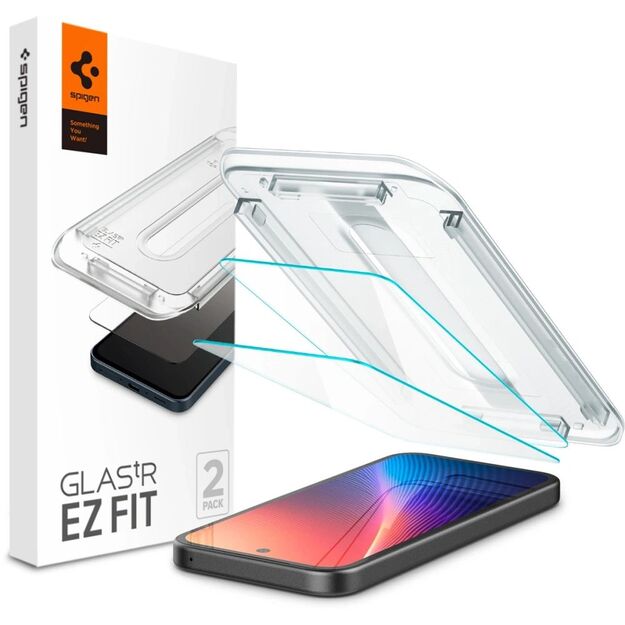 Spigen Glas.TR &quot Ez Fit&quot  Tempered Glass 2-pack for Google Pixel 9A - Clear