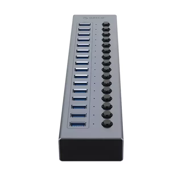 Orico BT2U3-16AB Hub 16x USB-A 3.0 with switches - gray 6