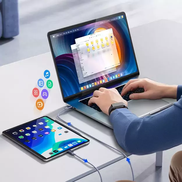 Orico CDX 100W 5A Power Delivery USB-C - USB-C cable 1m - blue 5