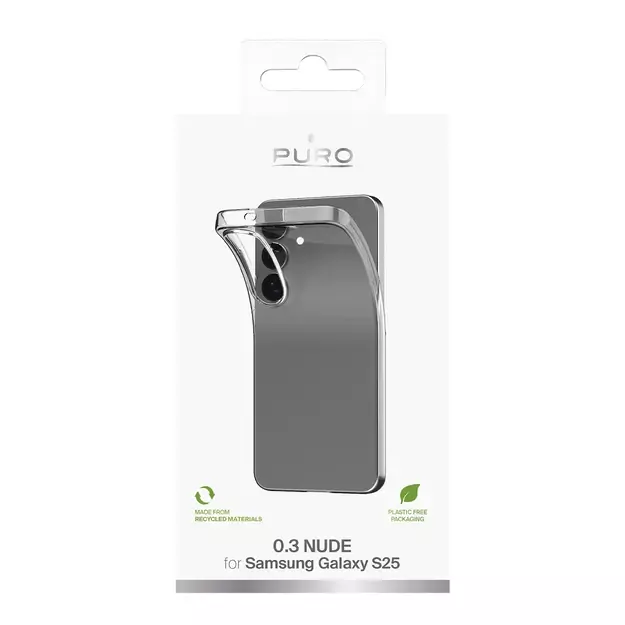 Silicone Case Puro 03 Nude for Samsung Galaxy S25 - Transparent 3