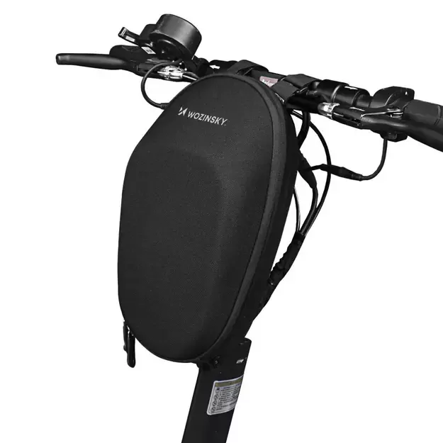 Wozinsky waterproof scooter bar bag scooter bag 4l black (WSB1BK)