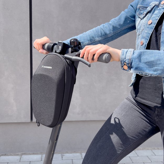 Wozinsky waterproof scooter bar bag scooter bag 4l black (WSB1BK) 7