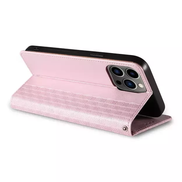 Magnet Strap Case for Samsung Galaxy S23+ Flip Wallet Mini Lanyard Stand Pink 10