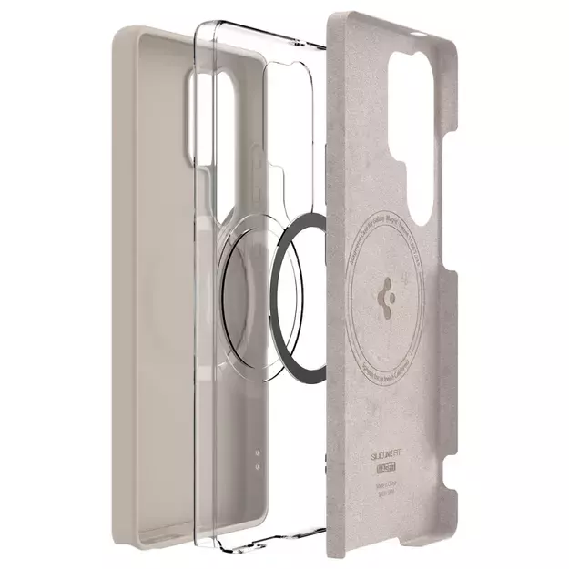 Spigen Silicone Fit Mag case for Samsung Galaxy S25Ultra - titanium 30