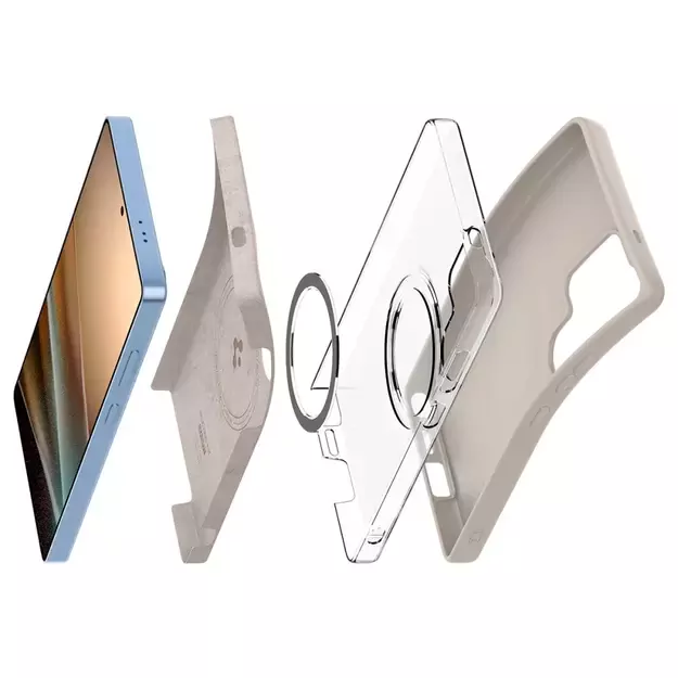 Spigen Silicone Fit Mag case for Samsung Galaxy S25Ultra - titanium 31