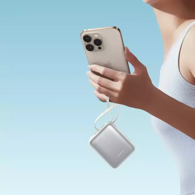 Joyroom JR-PBF27 10000mAh 22.5W Powerbank with Built-in USB-C and Lightning Cables - White 11