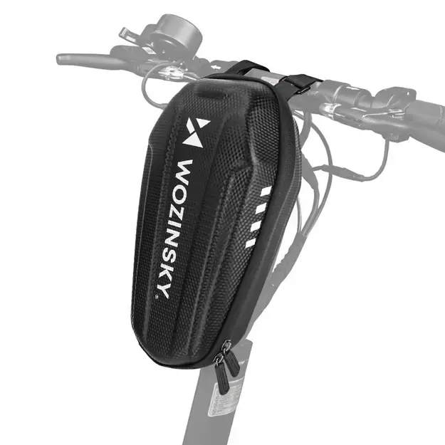 Wozinsky waterproof scooter handlebar bag 3l handlebar bag black (WSB4BK) 13
