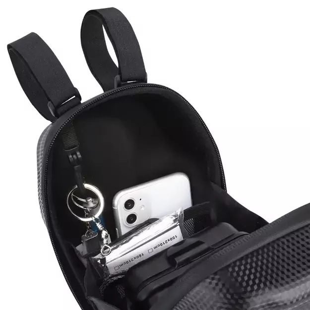 Wozinsky waterproof scooter handlebar bag 3l handlebar bag black (WSB4BK) 6