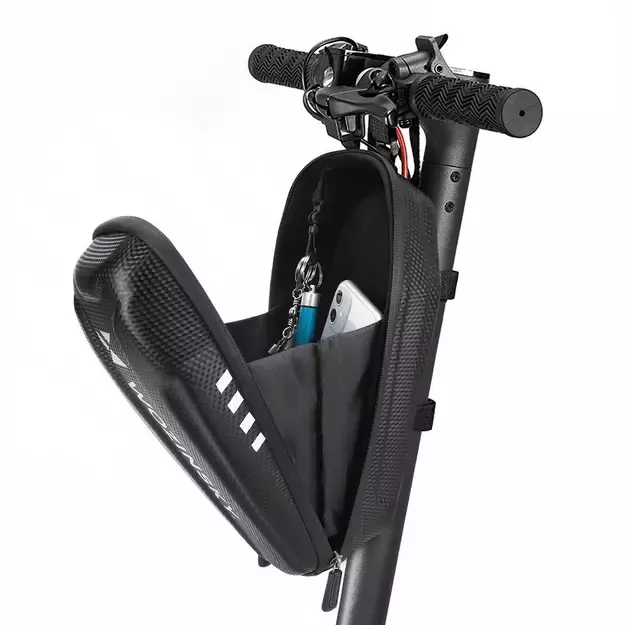Wozinsky waterproof scooter handlebar bag 3l handlebar bag black (WSB4BK) 5