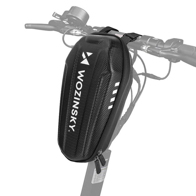 Wozinsky waterproof scooter handlebar bag 3l handlebar bag black (WSB4BK) 26