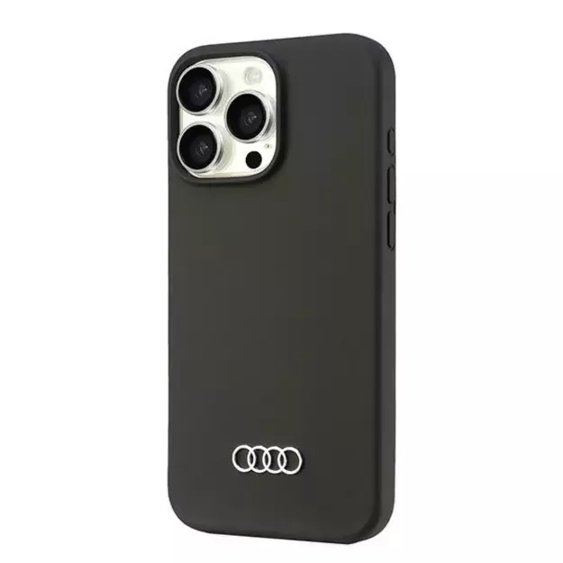 Audi Silicone Case iPhone 16 Pro Max 6.9&quot  black/black hardcase AU-LSRIP16PM-Q3/D1-BK 2
