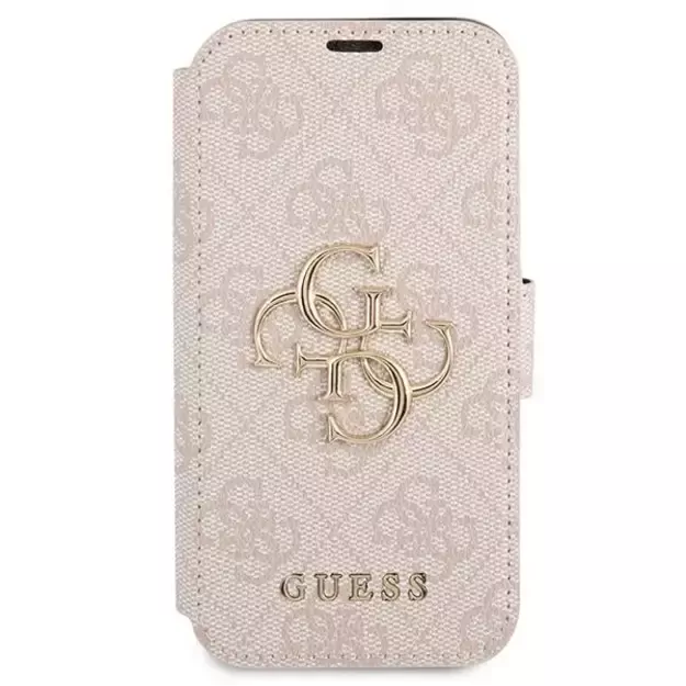 Guess GUBKP13X4GMGPI iPhone 13 Pro Max 6.7&quot  pink/pink book 4G Big Metal Logo 6