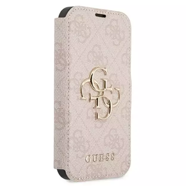Guess GUBKP13X4GMGPI iPhone 13 Pro Max 6.7&quot  pink/pink book 4G Big Metal Logo 7