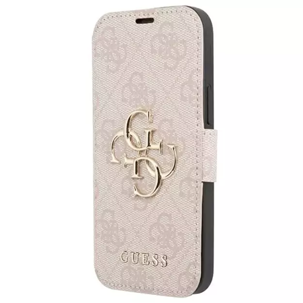 Guess GUBKP13X4GMGPI iPhone 13 Pro Max 6.7&quot  pink/pink book 4G Big Metal Logo