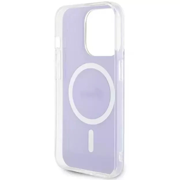 Guess GUHMP15XHITSU iPhone 15 Pro Max 6.7&quot  purple/purple hardcase IML Iridescent MagSafe 6