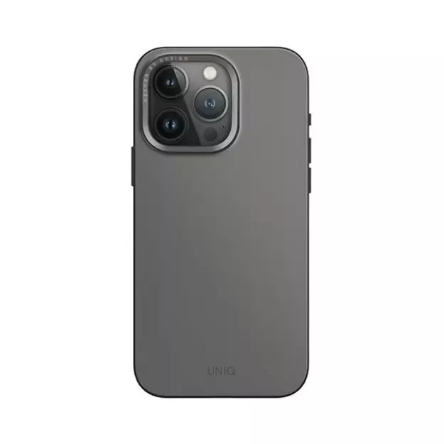 Uniq Lyden DS iPhone 15 Pro 6.1  Magclick Charging case grey-black/charcoal grey-black 1
