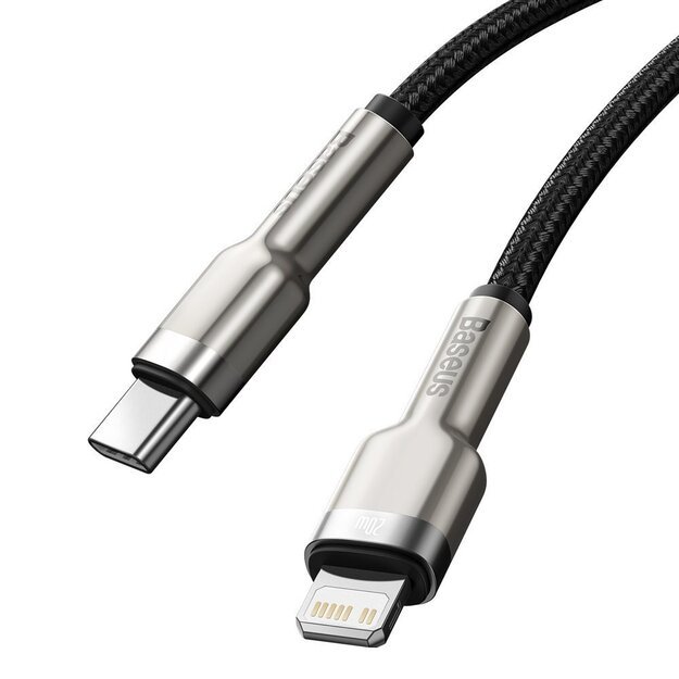 Baseus Cafule Series Metal Data USB-C / Lightning 20W PD cable 1 m - black 7