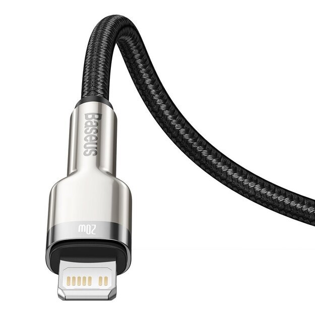 Baseus Cafule Series Metal Data USB-C / Lightning 20W PD cable 1 m - black 6