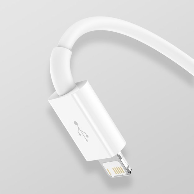 Baseus Superior Series USB-A - USB-C / Lightning / micro USB 3.5A cable 1m - white 7