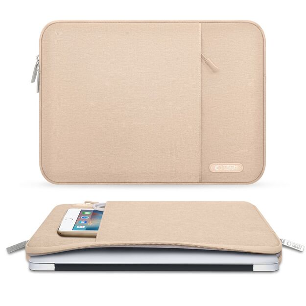 Tech-Protect Sleeve Laptop 13-14 Case - Beige 5