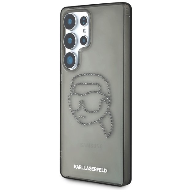 Case Karl Lagerfeld Rhinestones Karl Head Logo Samsung Galaxy S25 Ultra black 7