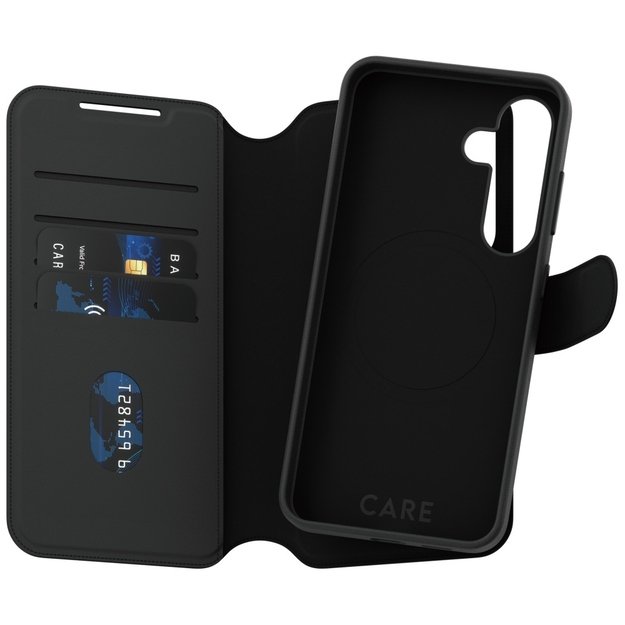 CARE by PanzerGlass Feature Tango 2in1 Wallet Case for Samsung Galaxy S25 - Black 3