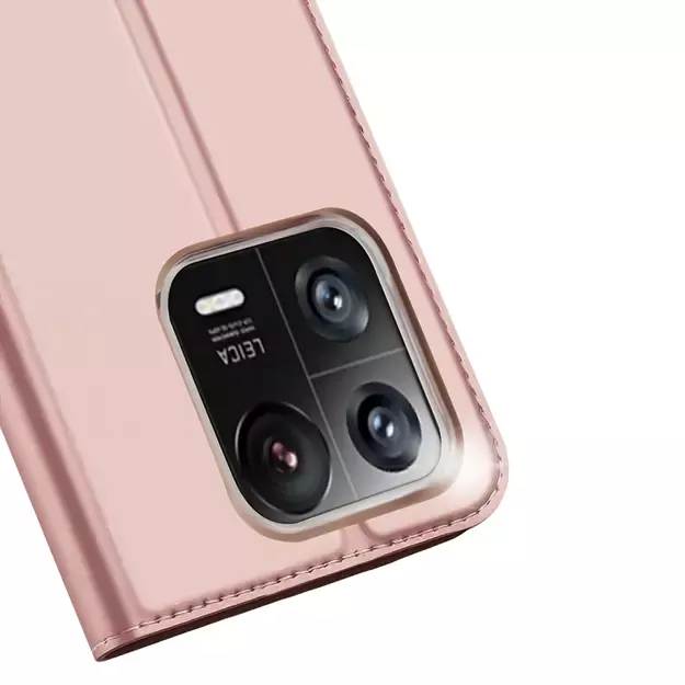 Dux Ducis Skin Pro Case Xiaomi 13 Pro Flip Card Wallet Stand Pink 2