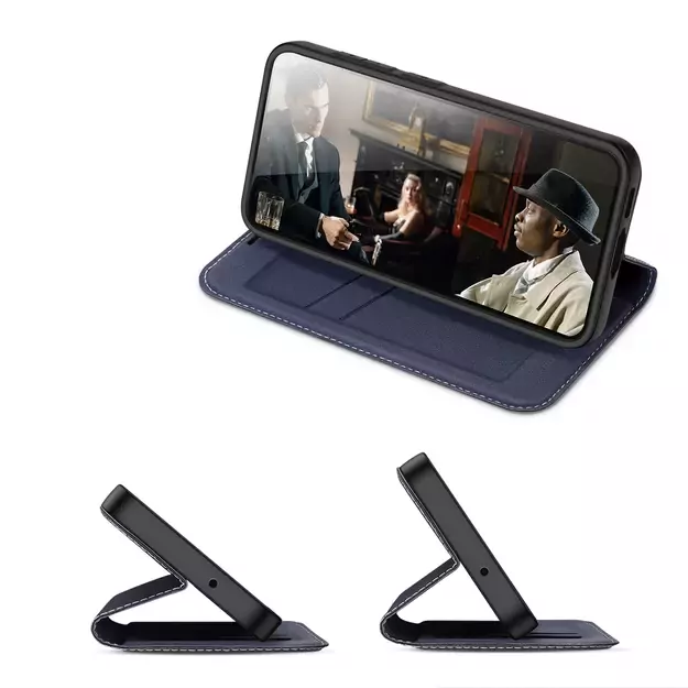 Dux Ducis Skin X2 case Samsung Galaxy S23+ flip case wallet stand blue 10