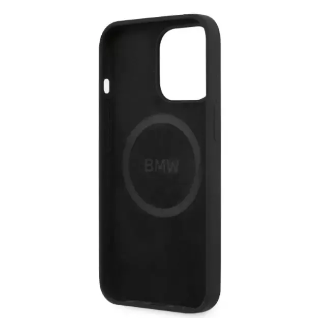 BMW Silicone Signature Logo MagSafe case for iPhone 13 Pro / iPhone 13 - black 13