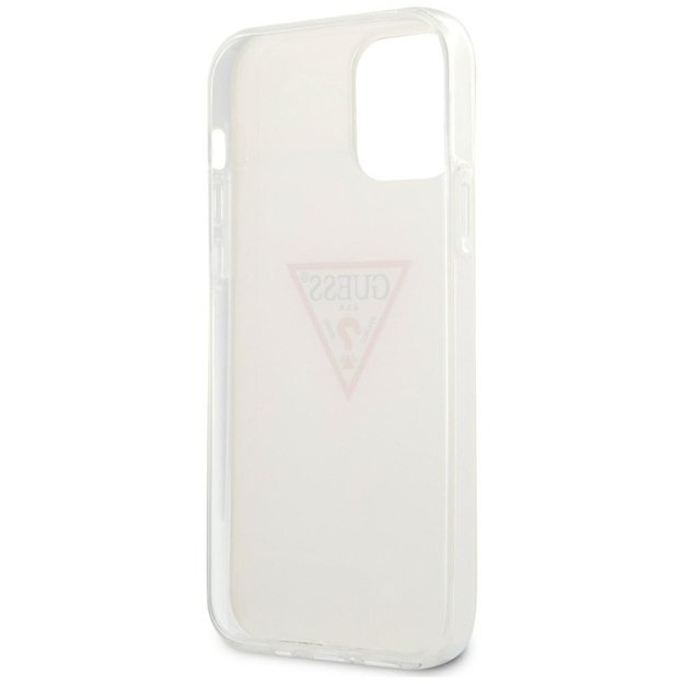 Guess GUHCP12MPCUCTLWH iPhone 12/12 Pro 6.1&quot  white/white hardcase Triangle Collection 7